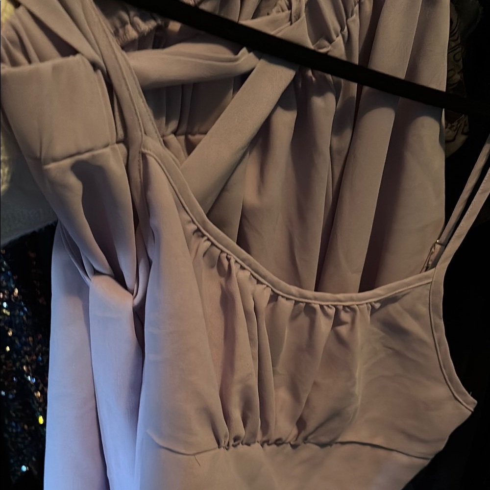 Elegant Lavender Sleeveless 2piec